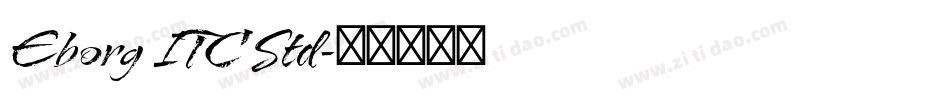 Eborg ITC Std字体转换